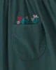 Carter's Set 2 piese Floral - salopeta tip rochita si bluza foto
