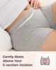 Chilotei postanatali de unica folosinta din bumbac Momcozy White, 7 buc., marimea XL foto