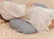 Perna pentru gravide in forma de W Momcozy Grey foto