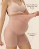 Lenjerie modelatoare pentru gravide Momcozy pentru purtare sub rochii Oyster Pink, marimea XL foto