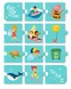 Puzzle 3 in 1 Hape Prietenii oceanului foto