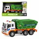 Camion pentru transportarea animalelor Wenyi cu frictiune, lumini si sunete 1:16 foto