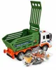 Camion pentru transportarea animalelor Wenyi cu frictiune, lumini si sunete 1:16 foto