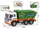 Camion pentru transportarea animalelor Wenyi cu frictiune, lumini si sunete 1:16 foto