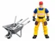 Utilaje de constructii Wenyi cu frictiune, lumini si sunete 1:32 foto