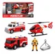 Vehicule de salvare Wenyi cu frictiune, lumini si sunete 1:32 foto