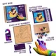 Pictura pe numere 3D cu plastilina aerata Okto Air Clay Capibara, 29x29 cm foto