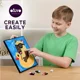 Pictura pe numere 3D cu plastilina aerata Okto Air Clay Capibara, 29x29 cm foto