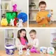 Plastilina aerata Okto Air Clay Albastra, 270 g foto