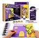 Tablou 3D cu plastilina aerata Okto Air Clay Amiaza de lavanda, 30x30 cm foto