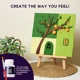 Tablou 3D cu plastilina aerata Okto Air Clay Siesta de portocale, 30x30 cm foto