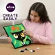 Tablou 3D pe numere din plastilina aerata Air Clay Pisica neagra, 29x29 cm foto