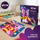 Tablou 3D pe numere din plastilina aerata Okto Air Clay Ursulet, 24x24 cm foto