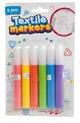 Markere pentru textile Toi Toys fosforescente, 6 buc. foto