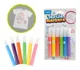 Markere pentru textile Toi Toys fosforescente, 6 buc. foto