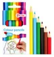Set de creioane colorate Toi Toys, 6 buc. foto