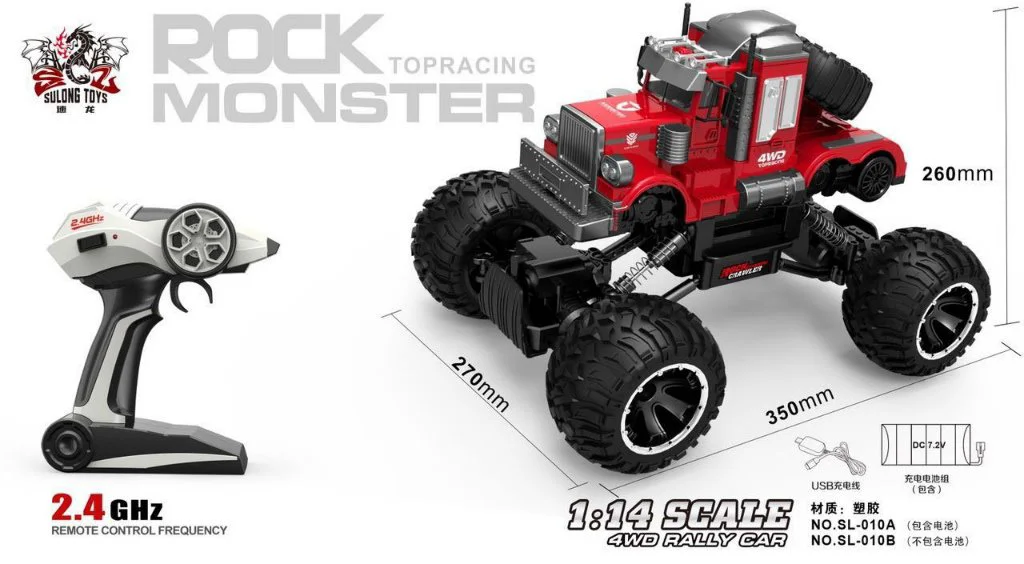 Masina cu telecomanda Sulong Toys Prime off-road Crawler, 1:14