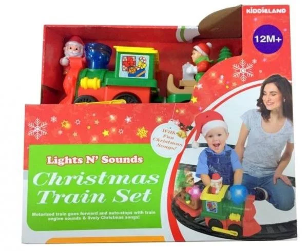 Tren cu calea ferata Kiddieland Christmas express foto