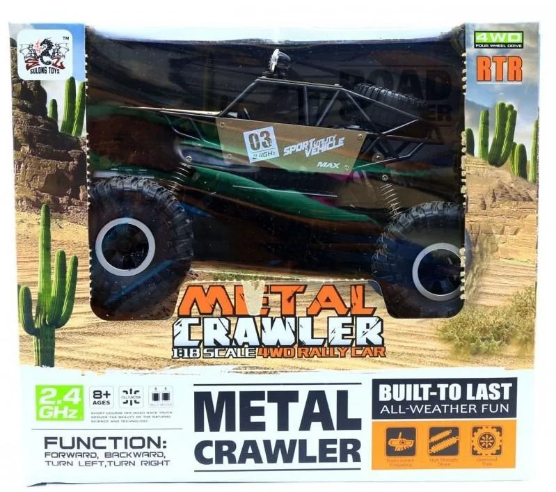 Masina cu telecomanda Sulong Toys Super Speed off-road Crawler, cafeniu, 1:18