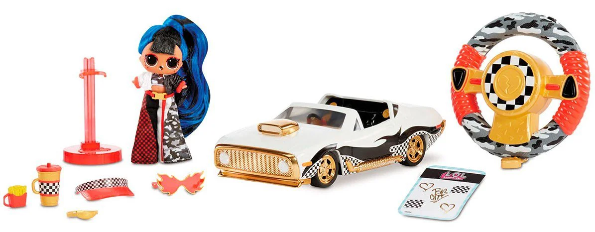 Masina cabriolet cu RC cu o papusa L.O.L. Surprise! Seria J.K. RC WHEELS foto
