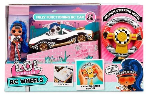 Masina cabriolet cu RC cu o papusa L.O.L. Surprise! Seria J.K. RC WHEELS foto