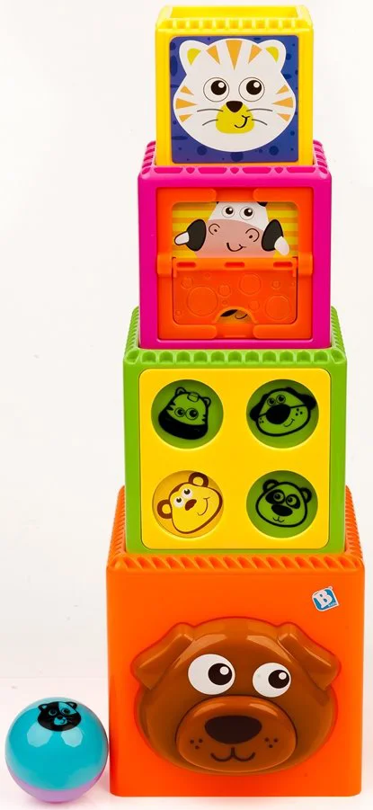 Jucarie de dezvoltare Sensory B Kids Cuburi foto