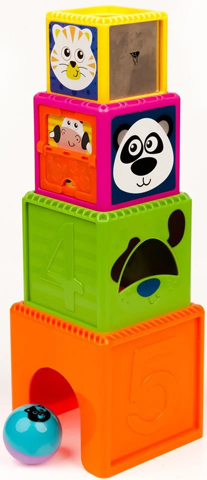 Jucarie de dezvoltare Sensory B Kids Cuburi foto