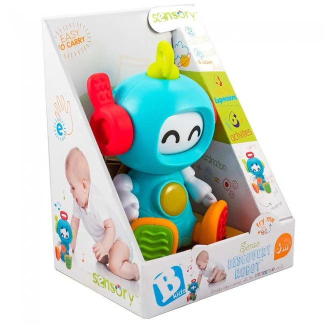 Jucarie interactiva Sensory B Kids Robot distractiv foto