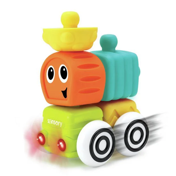 Set constructor Sensory B Kids 12 cuburi foto