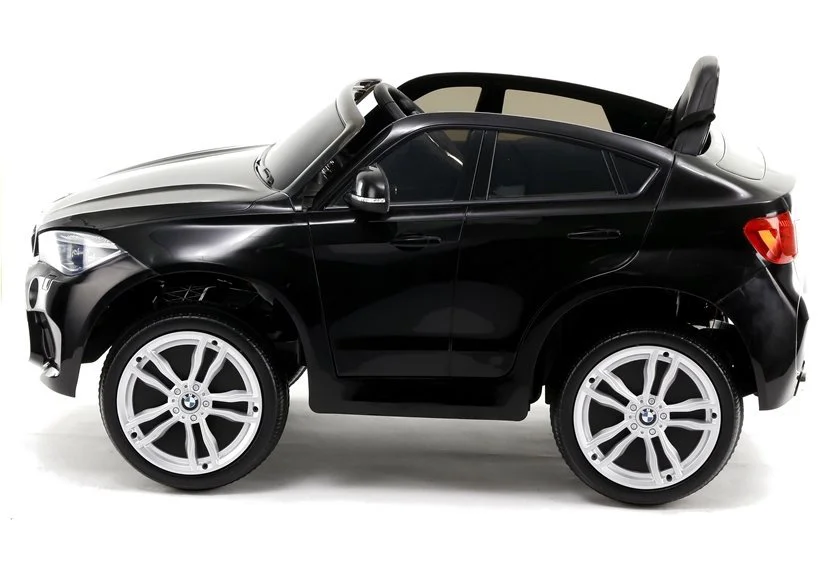 Электромобиль LEANTOYS BMW X6 черный, с двумя моторами