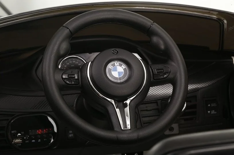 Электромобиль LEANTOYS BMW X6 черный, с двумя моторами