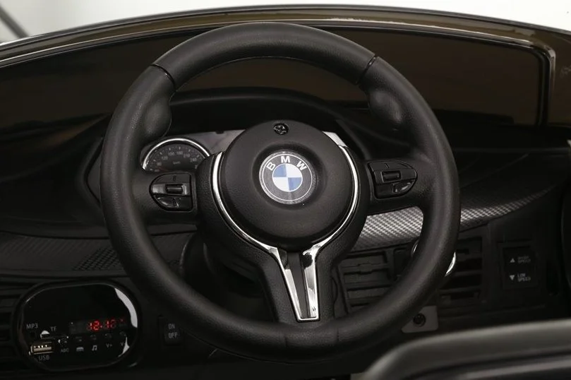 Masina electrica LEANTOYS BMW X6M culoare alba, cu 2 motoare foto