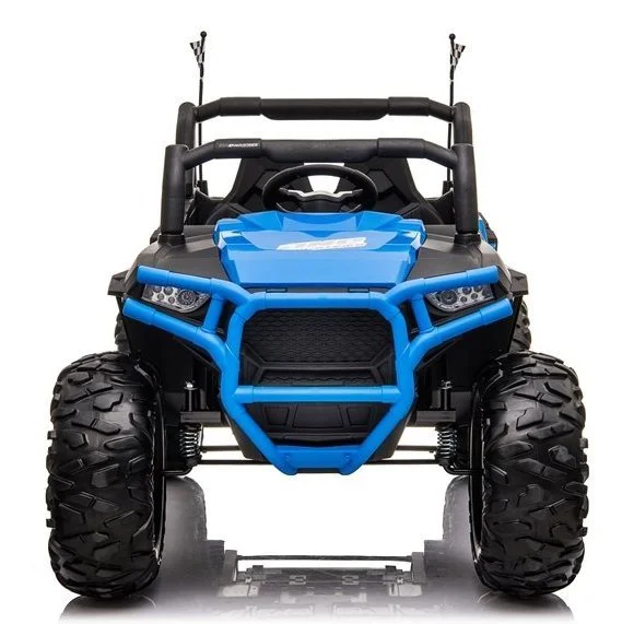 Masina electrica LEANTOYS Jeep JC999 culoare albastra, cu 2 locuri, 4 motoare foto