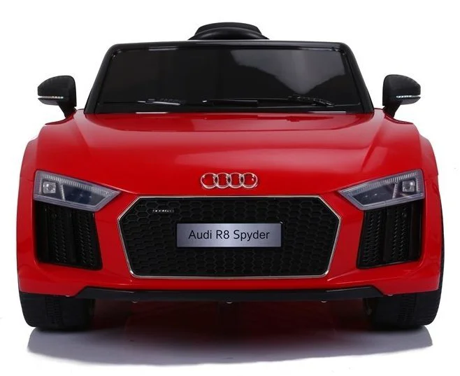 Masina electrica LEANTOYS Audi R8 JJ2198 culoare rosie, cu 2 motoare foto