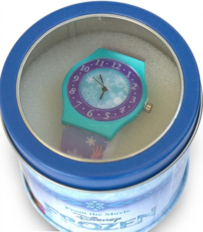 Ceas analogic de mana in cutie Frozen TBL Inima de gheata
