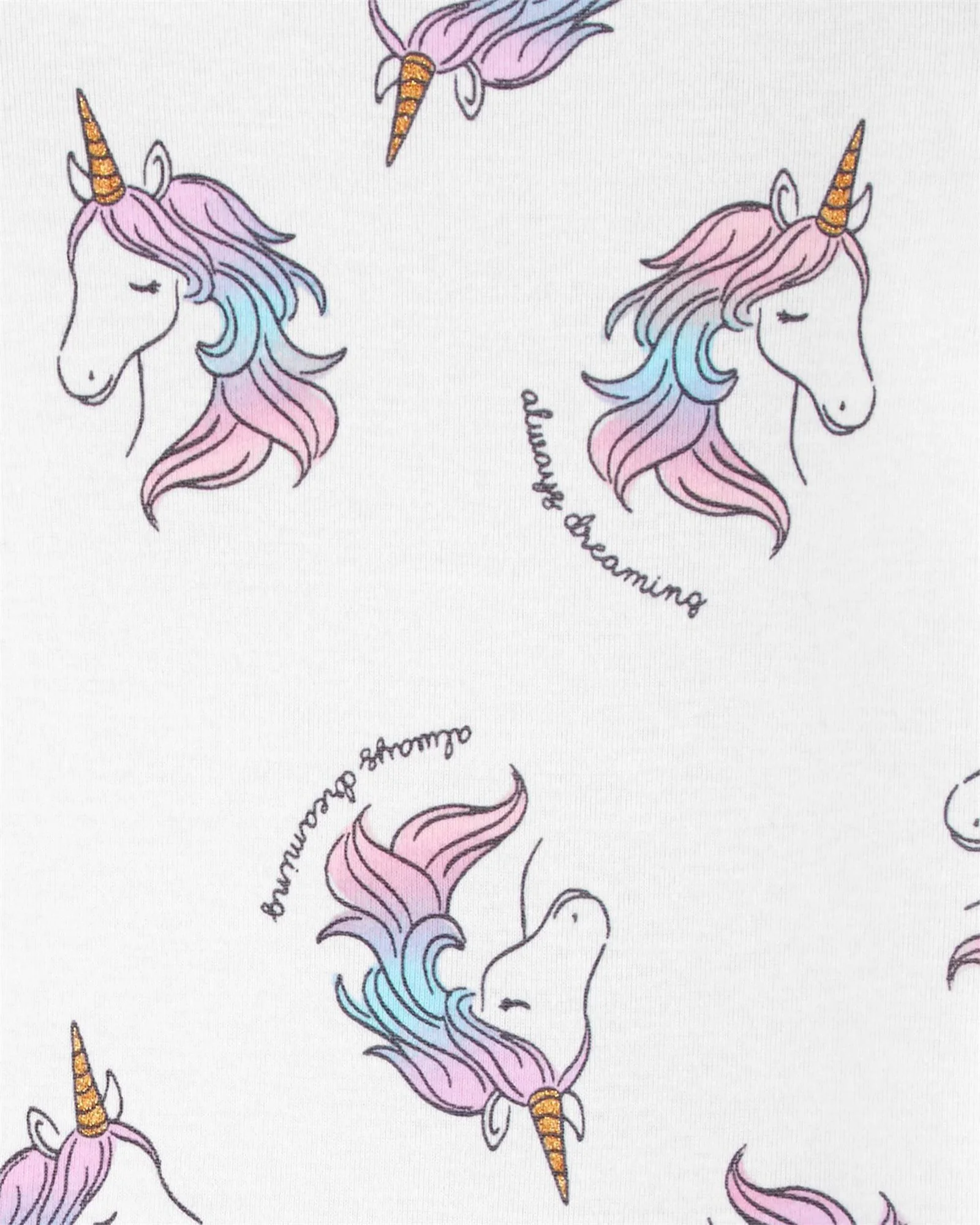 Carter's Set 2 pijamale Unicorn foto