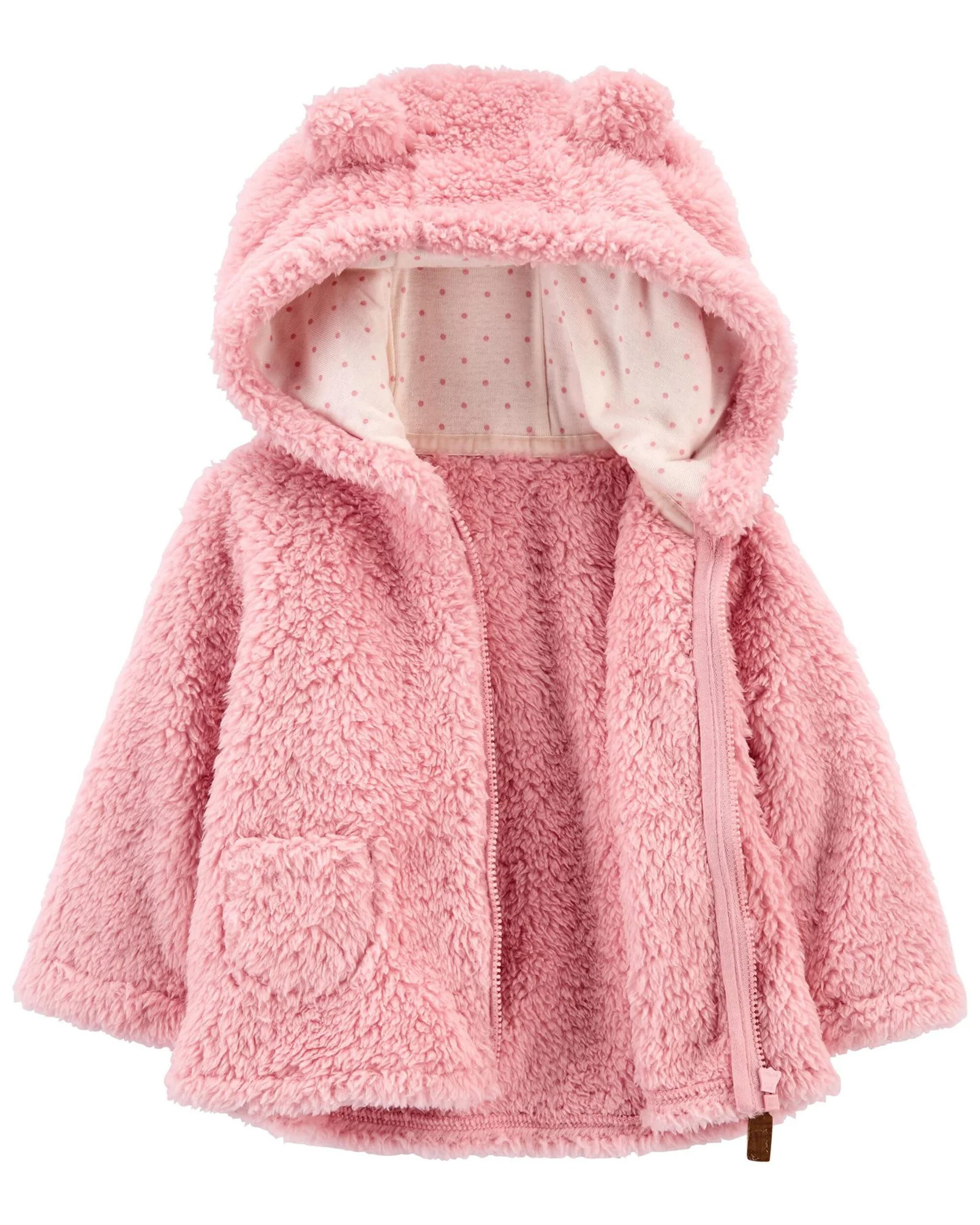 Carter's Кардиган розовый с капюшоном