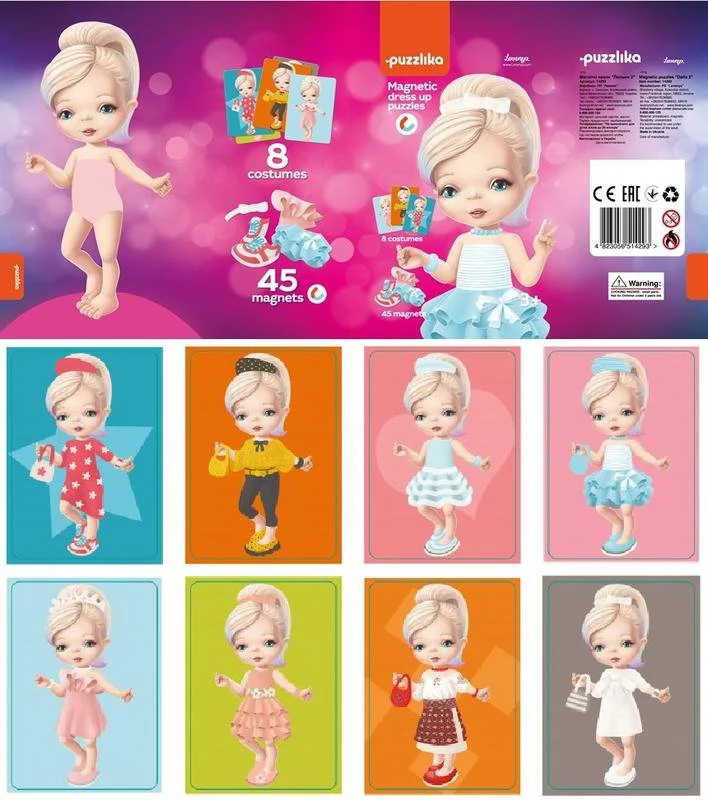 Puzzle magnetic Puzzlika Dolls 2