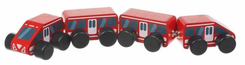 Constructor din lemn Cubika Express Train foto