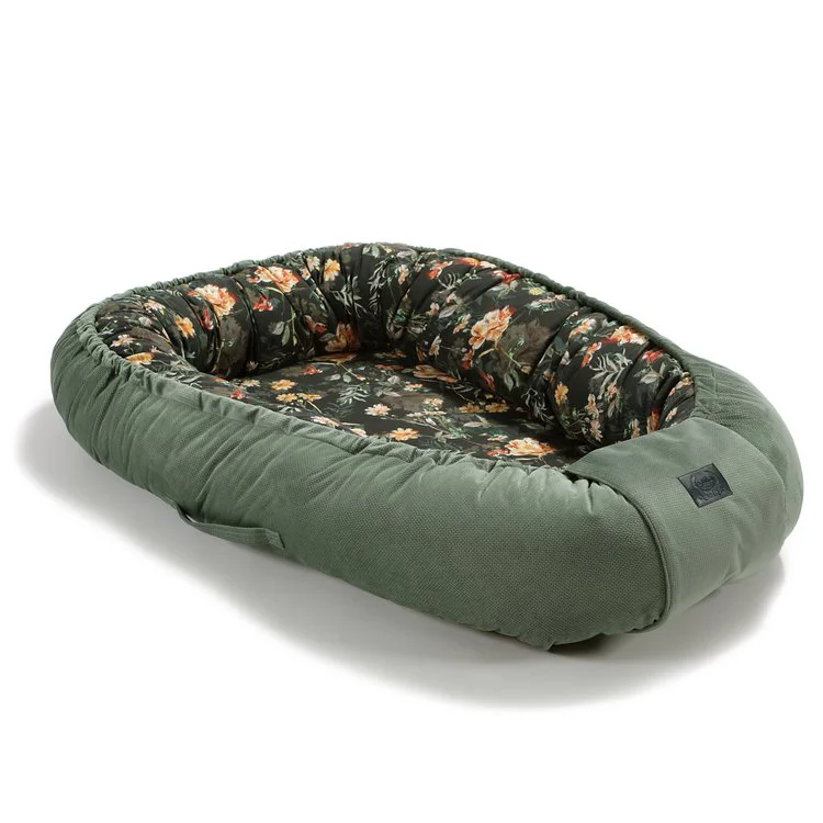 Babynest La Millou Velvet Collection - Blooming Boutique Noir - Khaki foto