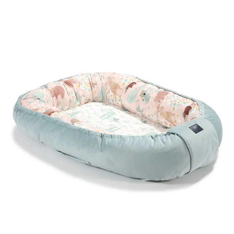 Babynest La Millou Velvet Collection - Dundee & Friends Pink - Smoke Mint foto