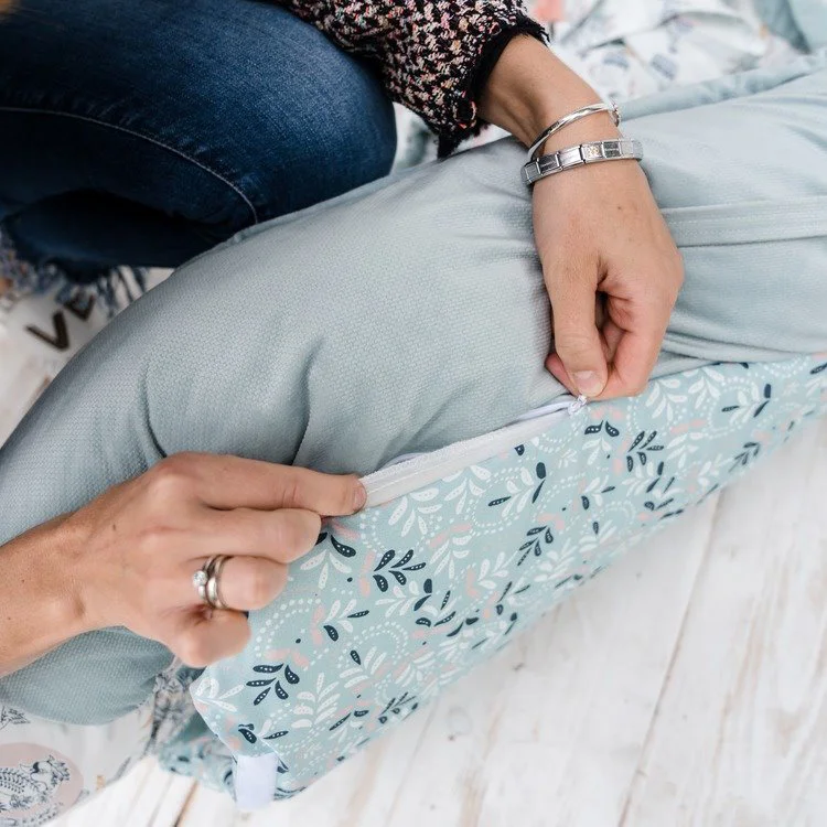Babynest La Millou Velvet Collection - Dundee & Friends Pink - Smoke Mint foto