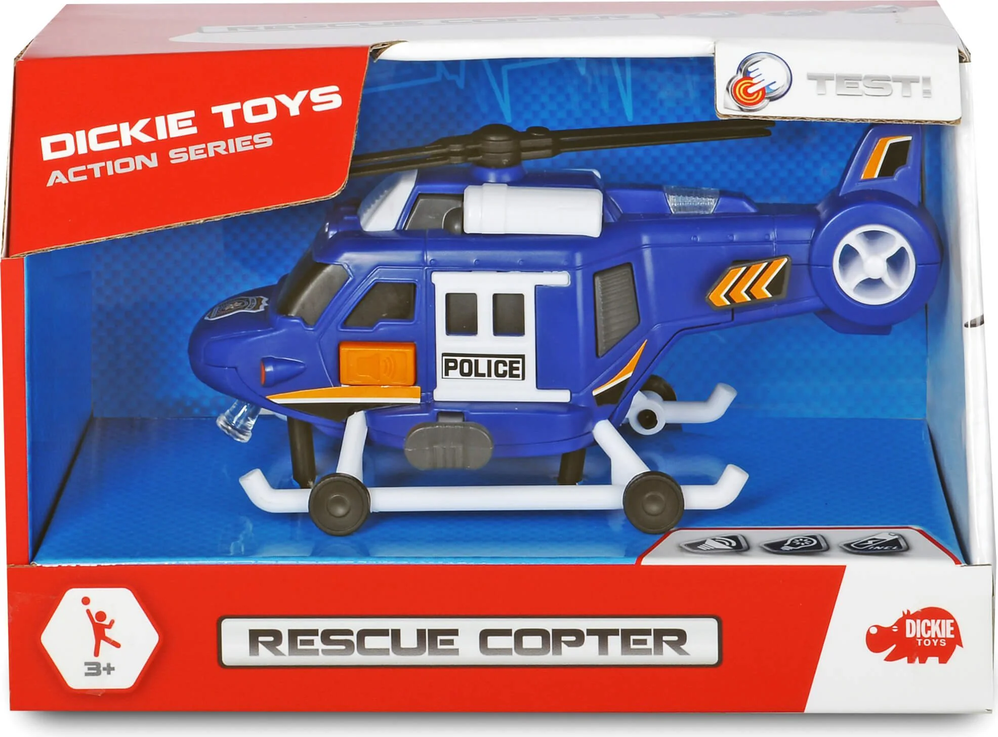 Elicopter Dickie cu sunete si lumini, 18 cm foto