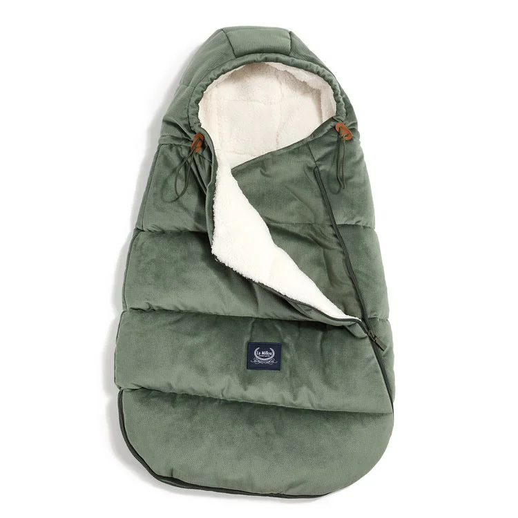 Husa De Iarna Pentru Carucior La Millou - Baby - Velvet Collection - Khaki