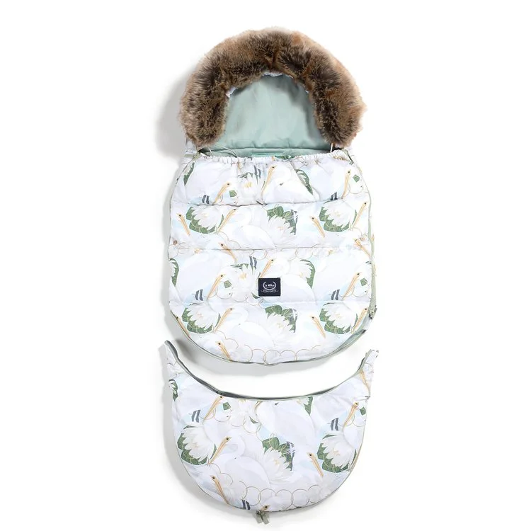 Зимний Чехол La Millou - Combo - Heron In Cream Lotus & Smoke Mint