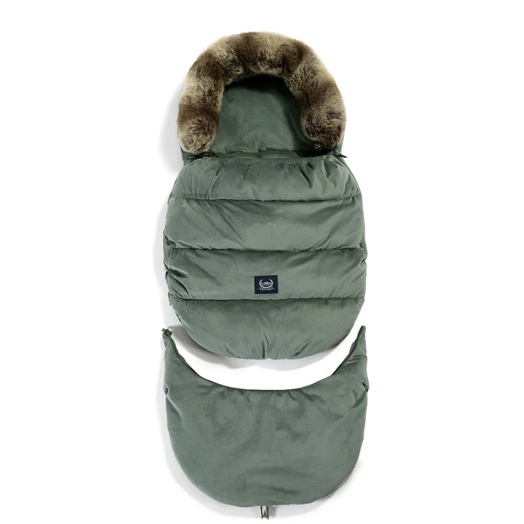 Husa de iarna pentru carucior La Millou - Combo - Velvet Collection - Khaki
