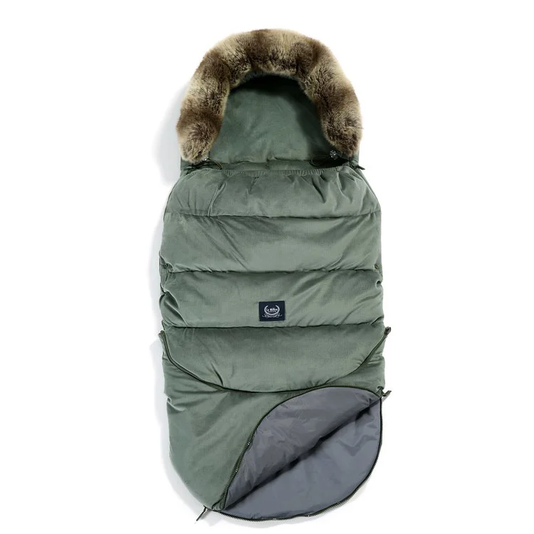 Husa de iarna pentru carucior La Millou - Combo - Velvet Collection - Khaki