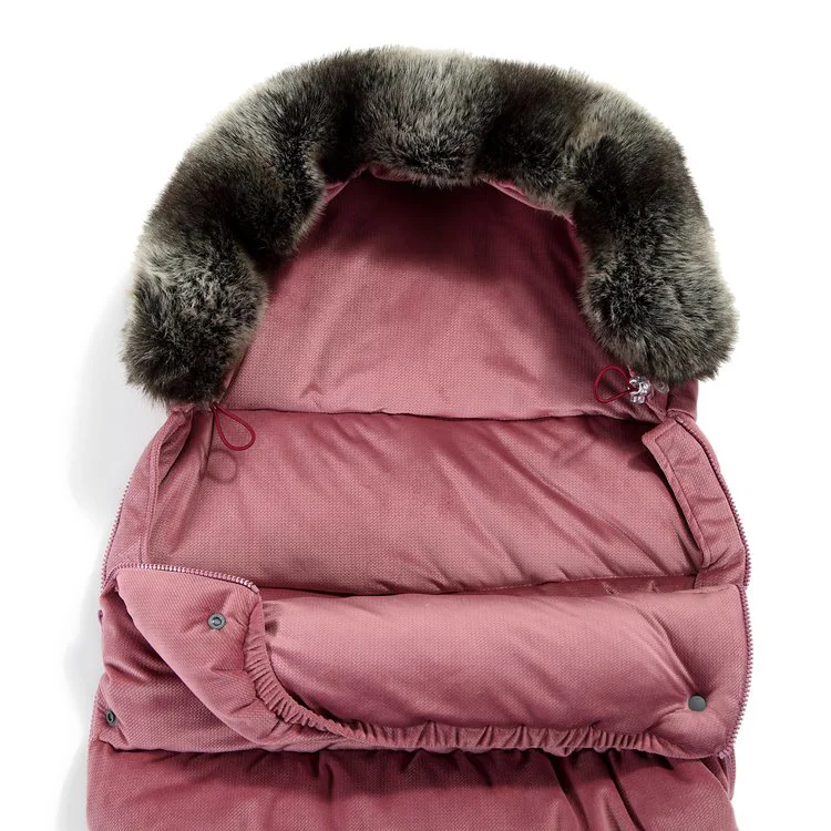 Husa de iarna pentru carucior La Millou - Uni - Velvet Collection - Mulberry