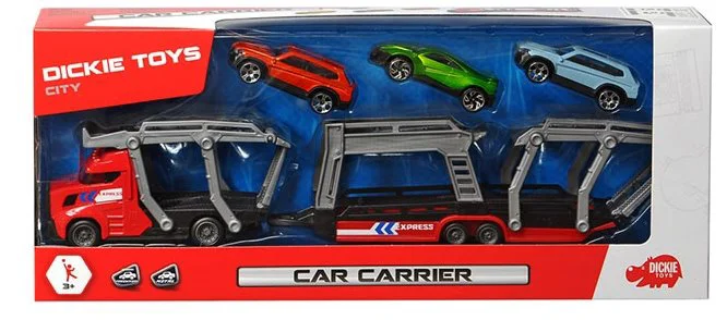 Transportator auto Dickie "Car trailer", 28 cm foto