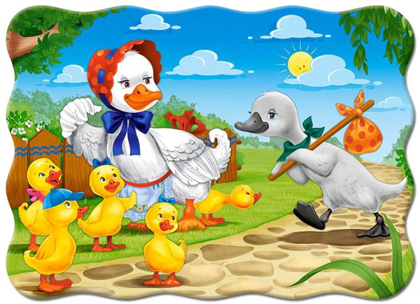 Puzzle Castorland The Ugly Duckling, 30 MIDI piese foto
